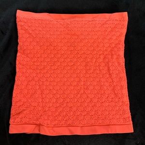 Honey textured tube top